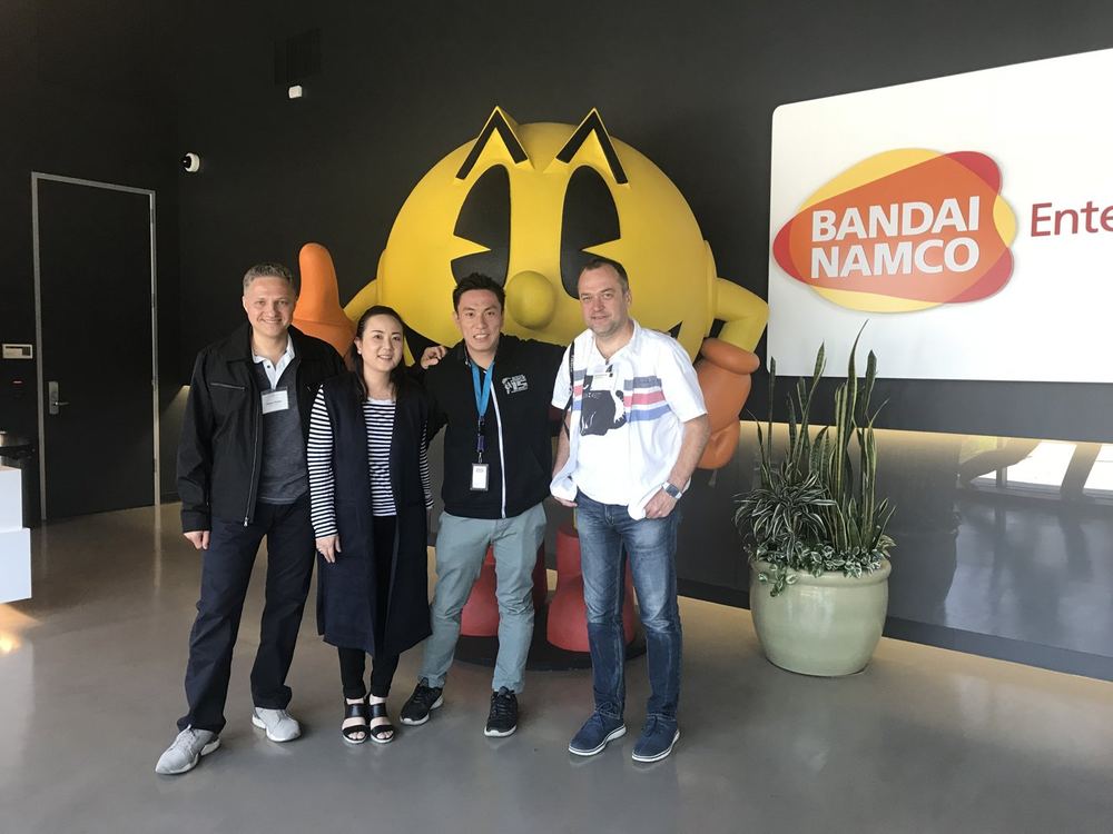 В офисе Bandai Namco Entertainment, 26 апреля 2018 года