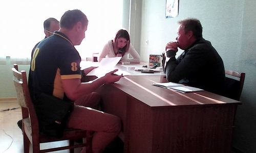 Блоггеры на приеме в ОИК№30. На месте председательствующего - Екатерина Смолькина