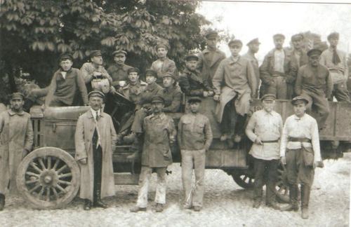 The Peoples of Nizhny Novgorod on a cargo truck. Early 20th century. City of Bogorodsk