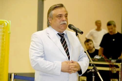 Viktor Klochay speaking about the Volga-Saiber